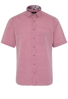 ETERNA KORTE MOUW OVERHEMD MODERN FIT LINNEN FRAMBOOS UNI