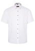 ETERNA KORTE MOUW OVERHEMD MODERN FIT LINNEN WIT UNI