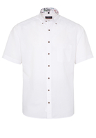 ETERNA KORTE MOUW OVERHEMD MODERN FIT LINNEN WIT UNI