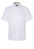ETERNA KORTE MOUW OVERHEMD MODERN FIT OXFORD WIT UNI