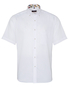 ETERNA KORTE MOUW OVERHEMD MODERN FIT OXFORD WIT UNI