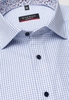 ETERNA KORTE MOUW OVERHEMD MODERN FIT PINPOINT BLAUW GERUIT
