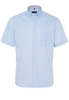 ETERNA KORTE MOUW OVERHEMD MODERN FIT PINPOINT BLAUW UNI
