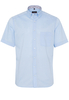 ETERNA KORTE MOUW OVERHEMD MODERN FIT PINPOINT BLAUW UNI