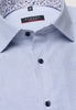 ETERNA KORTE MOUW OVERHEMD MODERN FIT PINPOINT BLAUW/WIT GESTREEPT