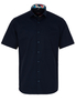 ETERNA KORTE MOUW OVERHEMD MODERN FIT PINPOINT TURKOOIS UNI