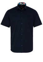 ETERNA KORTE MOUW OVERHEMD MODERN FIT PINPOINT TURKOOIS UNI