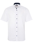 ETERNA KORTE MOUW OVERHEMD MODERN FIT PINPOINT WIT UNI