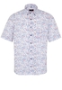 ETERNA KORTE MOUW OVERHEMD MODERN FIT POPELINE KLEURRIJK PRINT