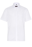 ETERNA KORTE MOUW OVERHEMD MODERN FIT POPELINE WIT UNI