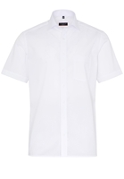 ETERNA KORTE MOUW OVERHEMD MODERN FIT POPELINE WIT UNI