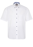 ETERNA KORTE MOUW OVERHEMD MODERN FIT POPELINE WIT UNI