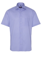 ETERNA KORTE MOUW OVERHEMD MODERN FIT TWILL BLAUW/WIT PRINT