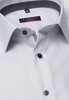 ETERNA KORTE MOUW OVERHEMD MODERN FIT TWILL GRIJS MET RELIËF