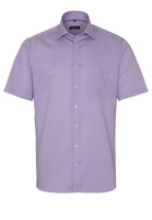 ETERNA KORTE MOUW OVERHEMD MODERN FIT TWILL ROZE/BLAUW PRINT