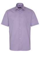 ETERNA KORTE MOUW OVERHEMD MODERN FIT TWILL ROZE/BLAUW PRINT