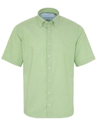 ETERNA KORTE MOUW OVERHEMD MODERN FIT UPCYCLING SHIRT OXFORD GROEN UNI