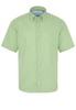 ETERNA KORTE MOUW OVERHEMD MODERN FIT UPCYCLING SHIRT OXFORD GROEN UNI