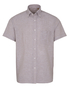 ETERNA KORTE MOUW OVERHEMD REGULAR FIT UPCYCLING SHIRT BEIGE UNI