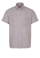ETERNA KORTE MOUW OVERHEMD REGULAR FIT UPCYCLING SHIRT BEIGE UNI