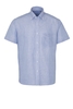 ETERNA KORTE MOUW OVERHEMD REGULAR FIT UPCYCLING SHIRT LICHTBLAUW /