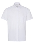 ETERNA KORTE MOUW OVERHEMD REGULAR FIT UPCYCLING SHIRT WIT UNI