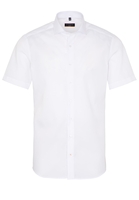 ETERNA KORTE MOUW OVERHEMD SLIM FIT POPELINE WIT UNI
