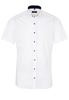 ETERNA KORTE MOUW OVERHEMD SLIM FIT STRETCH WIT UNI