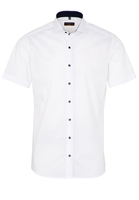 ETERNA KORTE MOUW OVERHEMD SLIM FIT STRETCH WIT UNI