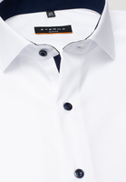ETERNA KORTE MOUW OVERHEMD SLIM FIT STRETCH WIT UNI