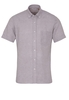 ETERNA KORTE MOUW OVERHEMD SLIM FIT UPCYCLING SHIRT BEIGE UNI