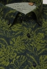 ETERNA KORTE MOUW OVERHEMD SLIM FIT UPCYCLING SHIRT GROEN PRINT