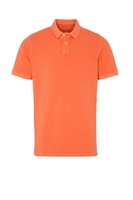 ETERNA KORTE MOUW POLOSHIRT REGULAR FIT UPCYCLING SHIRT PIQUÉ ORANJE
