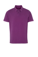 ETERNA KORTE MOUW POLOSHIRT REGULAR FIT UPCYCLING SHIRT PIQUÉ PURPER