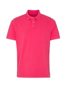 ETERNA KORTE MOUW POLOSHIRT REGULAR FIT UPCYCLING SHIRT PIQUÉ ROZE UNI