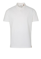 ETERNA KORTE MOUW POLOSHIRT REGULAR FIT UPCYCLING SHIRT PIQUÉ WIT UNI