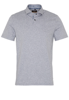 ETERNA KORTE MOUW POLOSHIRT SLIM FIT JERSEY GRIJS UNI