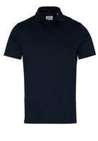 ETERNA KORTE MOUW POLOSHIRT SLIM FIT SOFT TAILORING JERSEY MARINEBLAUW