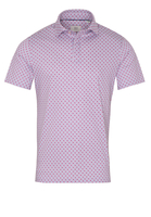 ETERNA KORTE MOUW POLOSHIRT SLIM FIT SOFT TAILORING JERSEY ROZE /
