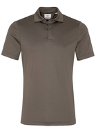 ETERNA KORTE MOUW POLOSHIRT SLIM FIT SOFT TAILORING JERSEY TAUPE UNI