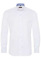 ETERNA LANGARM HEMD SLIM FIT COVER SHIRT TWILL WEISS UNIFARBEN