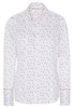 ETERNA LANGE MOUW BLOUSE MODERN CLASSIC BEIGE / BLAUW / WIT PRINT