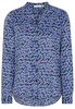 ETERNA LANGE MOUW BLOUSE MODERN CLASSIC BLAUW PRINT