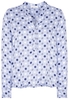 ETERNA LANGE MOUW BLOUSE MODERN CLASSIC BLAUW PRINT