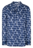 ETERNA LANGE MOUW BLOUSE MODERN CLASSIC BLAUW/WIT PRINT