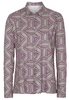 ETERNA LANGE MOUW BLOUSE MODERN CLASSIC GRIJS/PURPER PRINT