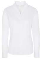 ETERNA LANGE MOUW BLOUSE MODERN CLASSIC JAQUARD WIT MET RELIËF