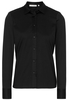 ETERNA LANGE MOUW BLOUSE MODERN CLASSIC JERSEY ZWART UNI