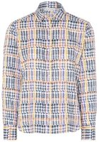 ETERNA LANGE MOUW BLOUSE MODERN CLASSIC KLEURRIJK PRINT