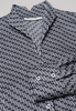 ETERNA LANGE MOUW BLOUSE MODERN CLASSIC MARINE / WIT PRINT